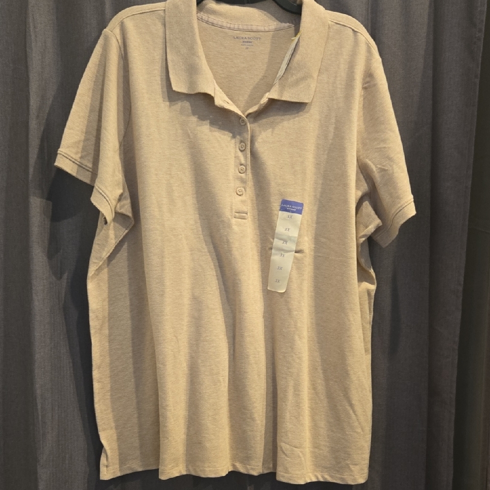 Vintage Sears Laura Scott Tan Knit Top